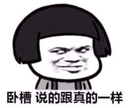 我操 说的跟真的一样表情图片:暴走漫画