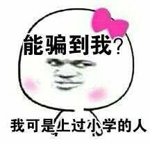 能骗过我 我是上过小学的人表情图片:暴走漫画