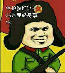 保护你们这群傻逼 是我的终身事业表情图片:暴走漫画