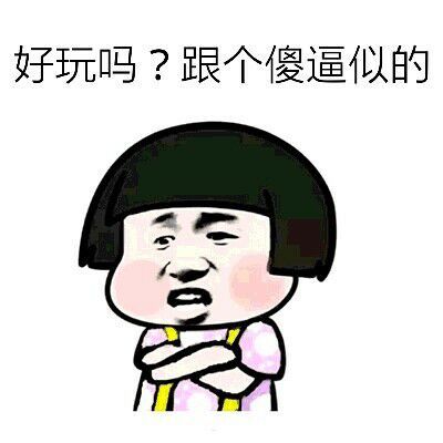 好玩吗？跟个傻逼是的表情图片:暴走漫画