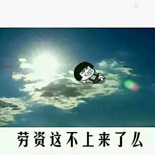 老子这不上来了吗表情图片:暴走漫画
