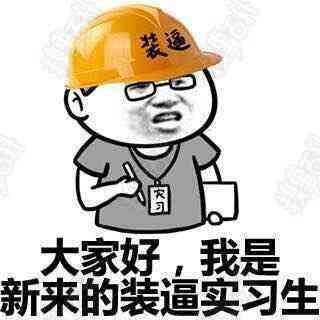 大家好.我是新来的实习装逼生表情图片:暴走漫画