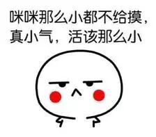 咪咪那么小都不给摸表情图片:暴走漫画
