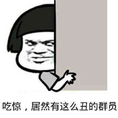 吃惊 居然有这么丑的群员表情图片:暴走漫画