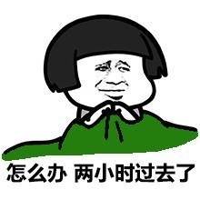 怎么办两个小时过去了表情图片