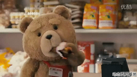 猥琐泰迪熊动态图