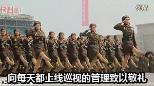 向每天都上线巡视的管理致以敬礼 李静文1高清    绝对震撼【朝鲜阅兵】gif动态图片