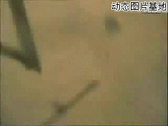 无比逼真的原子弹轰炸广岛的3D视频gif动态图片: