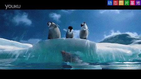 企鹅推下水图片