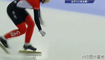 滑冰动态图片: