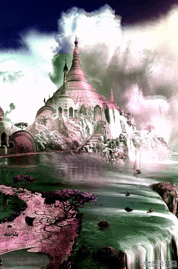 梦幻城堡动态图片