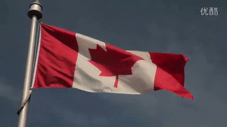 加拿大国旗动态图片:
