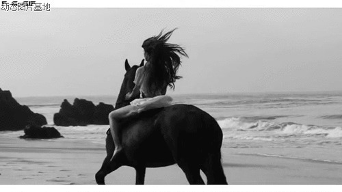 美女海边骑马图片:美女,骑马,