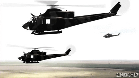 武装直升机动态图片