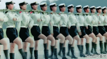 中国女兵动态图片