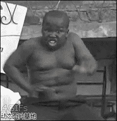 非洲小黑胖子跳舞图片:搞笑,小孩,跳舞
