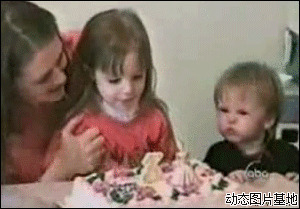 小女孩过生日祝福语图片:搞笑,小孩,生日