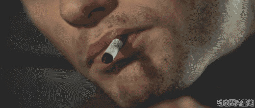超帅男人抽烟动态图片:
