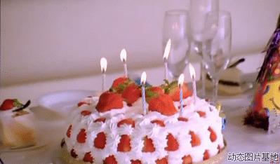 唯美生日蛋糕图片: