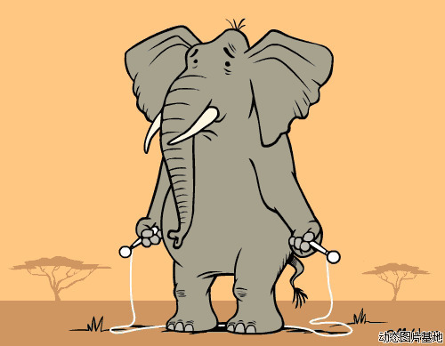 大象卡通图片: