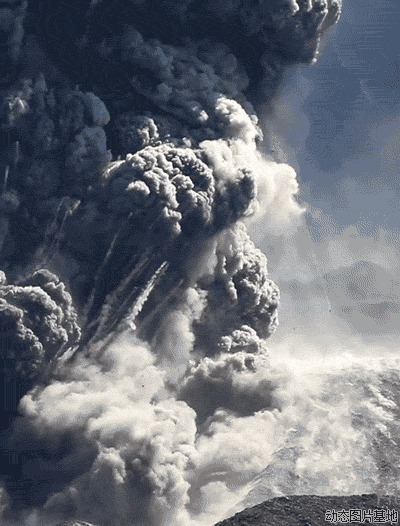 火山喷发图片: