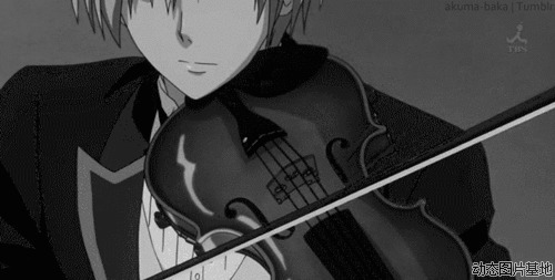 拉小提琴的图片: