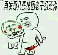 再发那几张破图老子捅死你图片