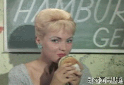 美女汉堡店图片:搞笑,人物,逗比