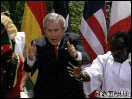 美国总统搞笑图片:总统,跳舞