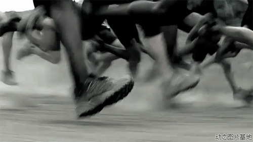 跑步动态图片大全图片:跑步,体育,人物,,黑白,   