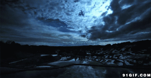 天空飘过的云视频图片