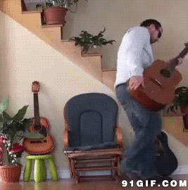 对猫弹吉他搞笑图片:猫猫