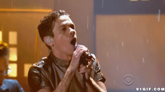 雨中唱歌动态图片:雨中,唱歌,演唱会