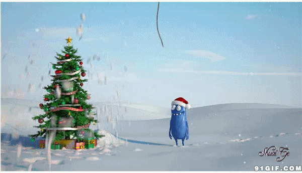 圣诞树礼物卡通图片:圣诞快乐,圣诞树,圣诞节