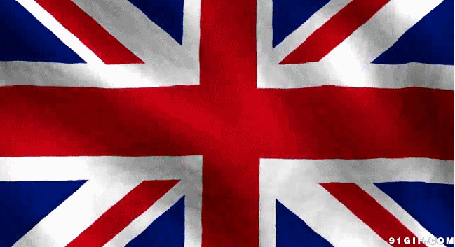 英国米字旗动态图片