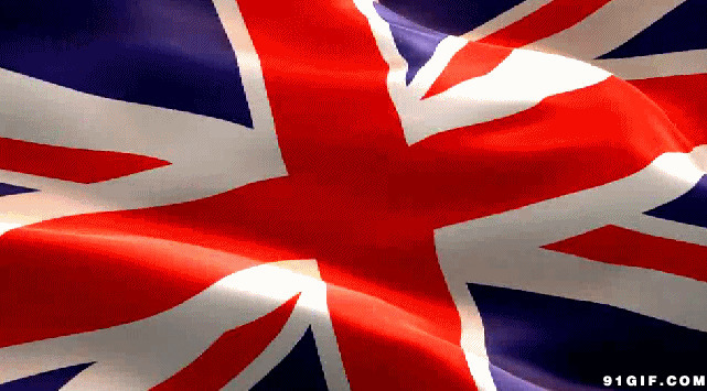 英国国旗动态图片:英国,旗帜,米字旗