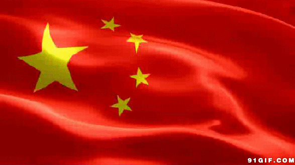 中国国旗飘荡视频图片:,旗帜,五星红旗