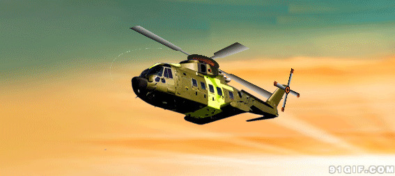 天空直升飞机动漫图片:直升机,飞机