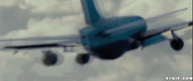 导弹炸飞机动态图片:导弹,飞机,坠毁