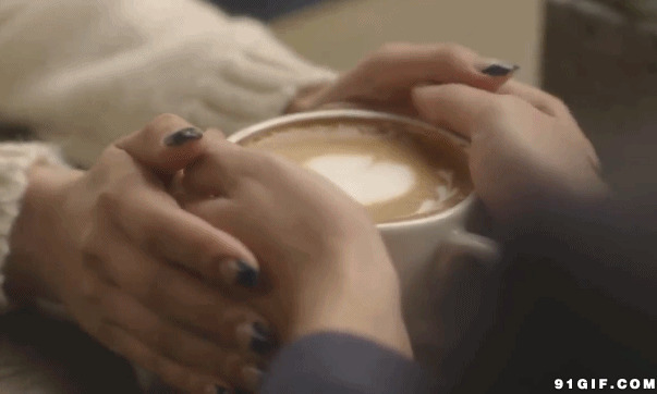 温暖爱心咖啡图片:爱心,咖啡,情侣