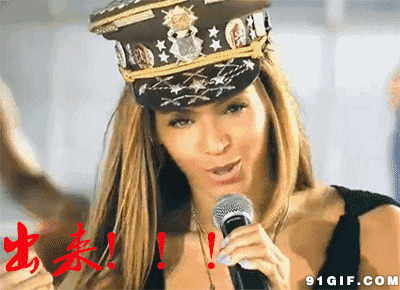 国外女星激情献唱动态图片:唱歌,出来,军帽