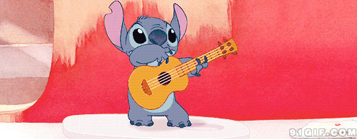 可爱小动物弹吉他卡通图片