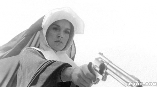 修女开枪动态图片