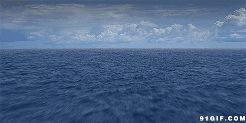 浩瀚的大海动态图片
