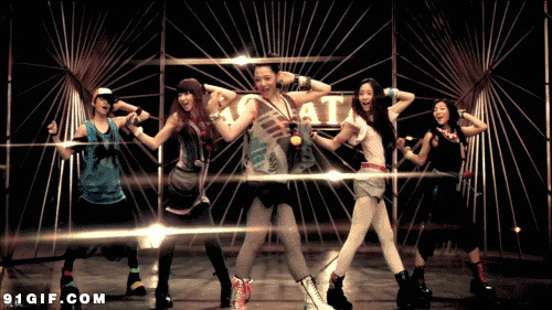 韩国女团激情动感热舞图片:激情,热舞