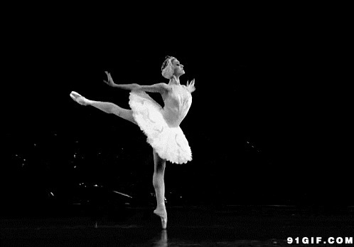 黑白芭蕾舞图片