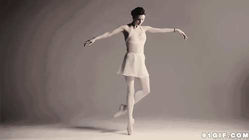 女子芭蕾舞掂脚尖训练图片