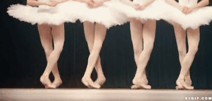 芭蕾舞步动态图片