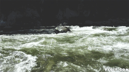 汹涌澎湃的河流图片:河流,河水