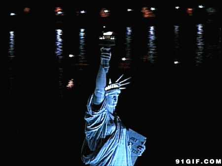 美国自由女神像图片:自由女神,雕像